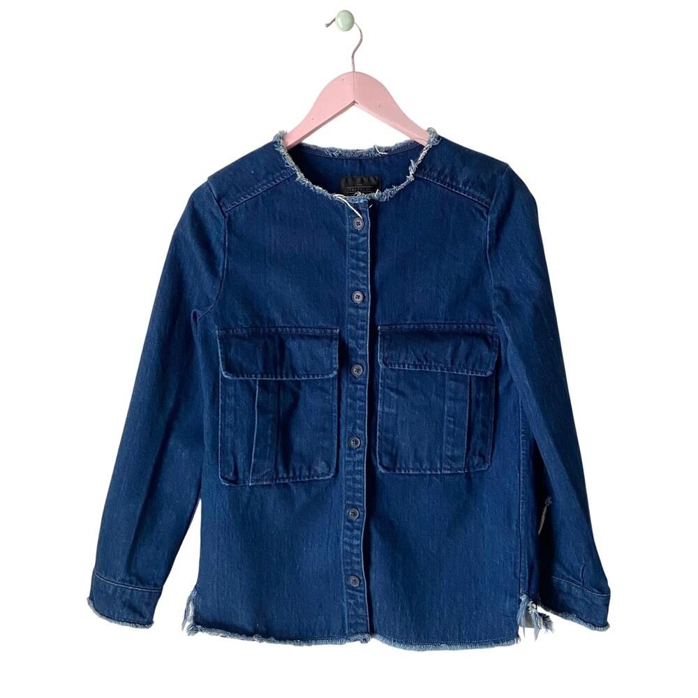 Zara TRAFALUC Collection Denim Shirt